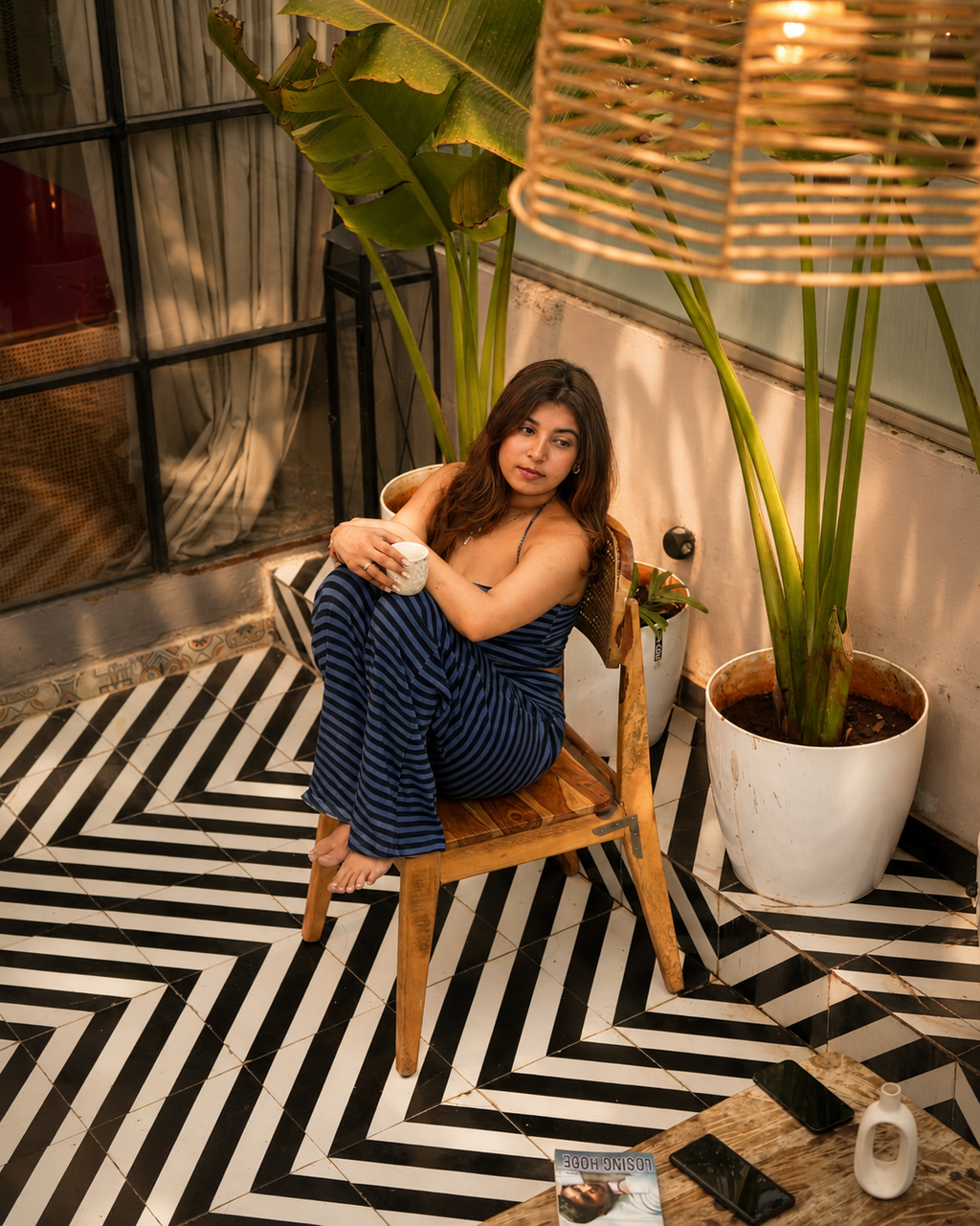 Sleepover Stripes Wide-Leg Pants