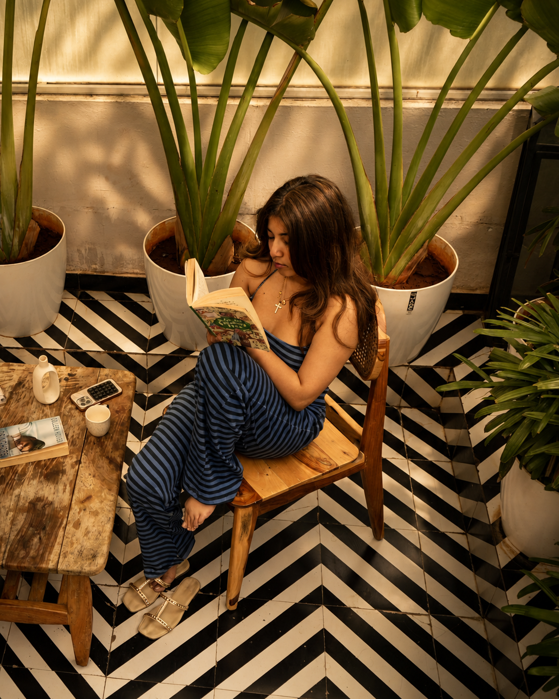 Sleepover Stripes Wide-Leg Pants